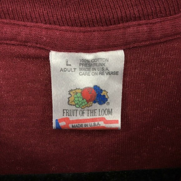 US AIR FORCE Museum Ohio T-shirt L Red Vintage - Picture 2 of 4